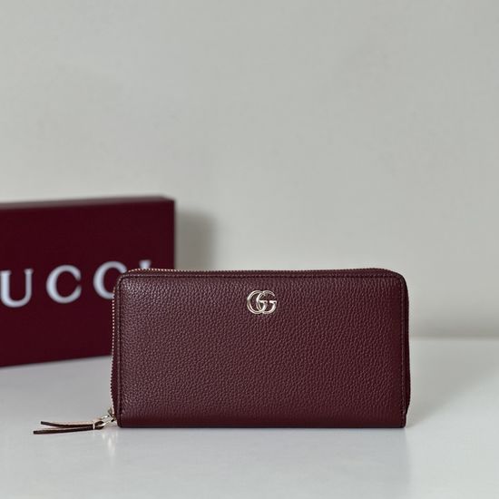 Gucci Original Leather Bag Burgundy Light Pink 456117
