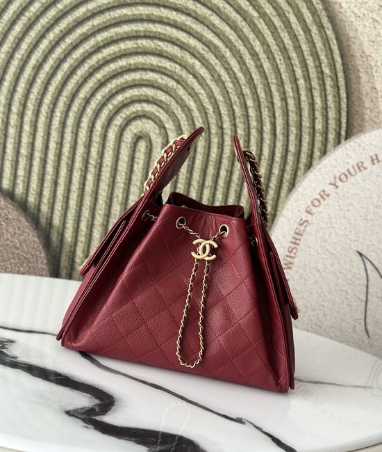 Chanel Hobo Quilted Shoulder Bag AS5293