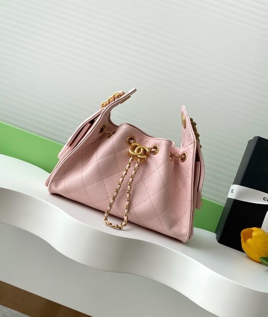 Chanel Hobo Mini Quilted Drawstring Shoulder Bag AS5631