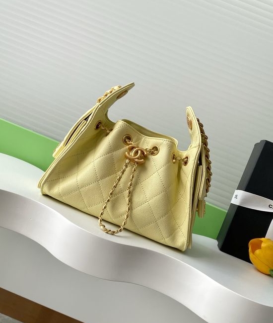 Chanel Hobo Mini Quilted Drawstring Shoulder Bag AS5631