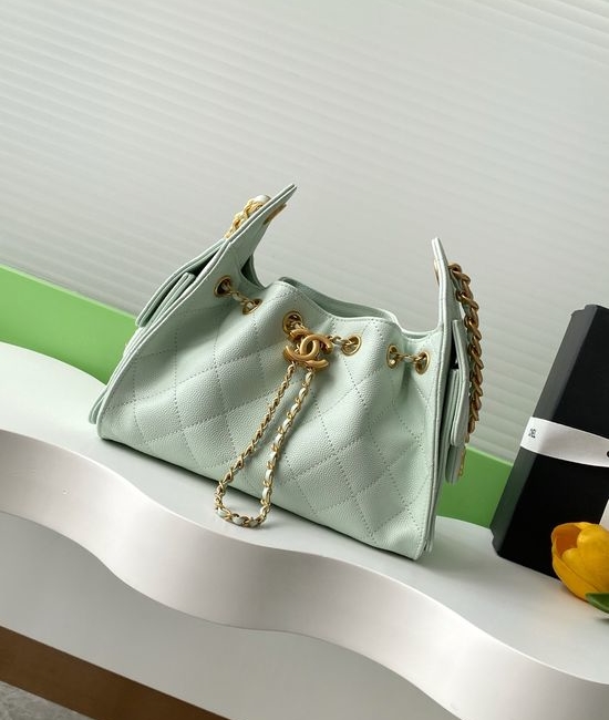 Chanel Hobo Mini Quilted Drawstring Shoulder Bag AS5631