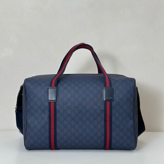 Gucci Ophidia Blue Leather Tote 799871