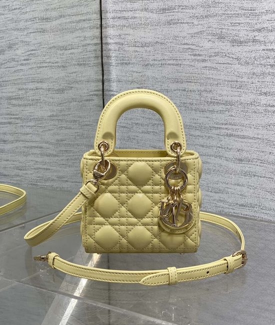 Christian Dior CD Lady Micro Sheepskin Mini Bag 6601
