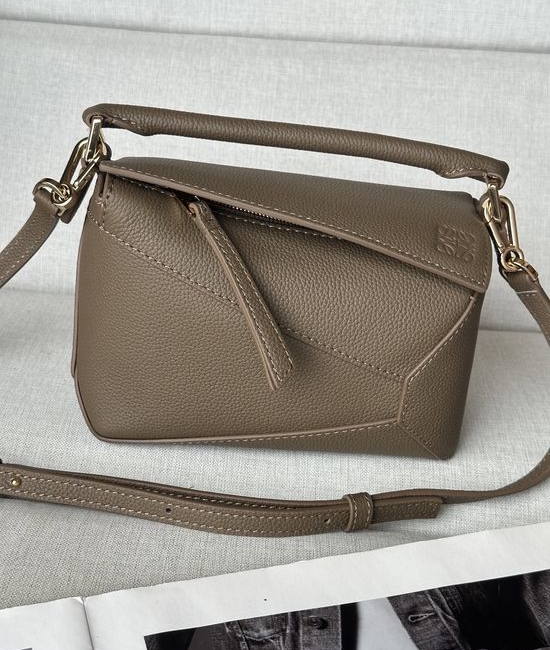Loewe Mini Puzzle Satin Calfskin Handbag 3000b