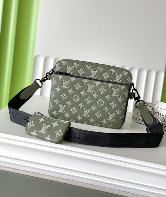 Louis Vuitton LV TRIO Leather 3-Piece Bag Set M12490