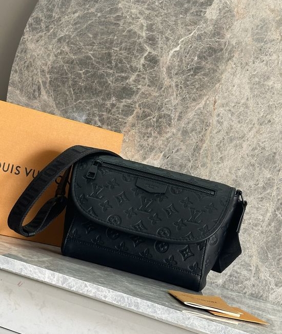 Louis Vuitton LV Pulse Messenger Embossed Bag M14874