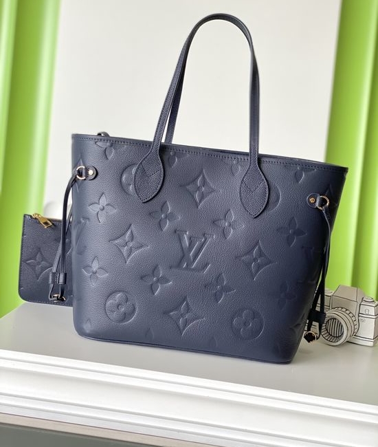 Louis Vuitton LV Neverfull Leather Shopping Tote M47143