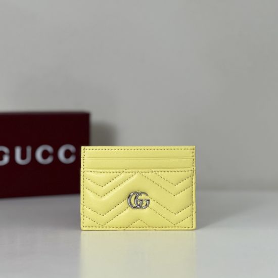 Gucci Yellow Sheepskin Handbag 443127