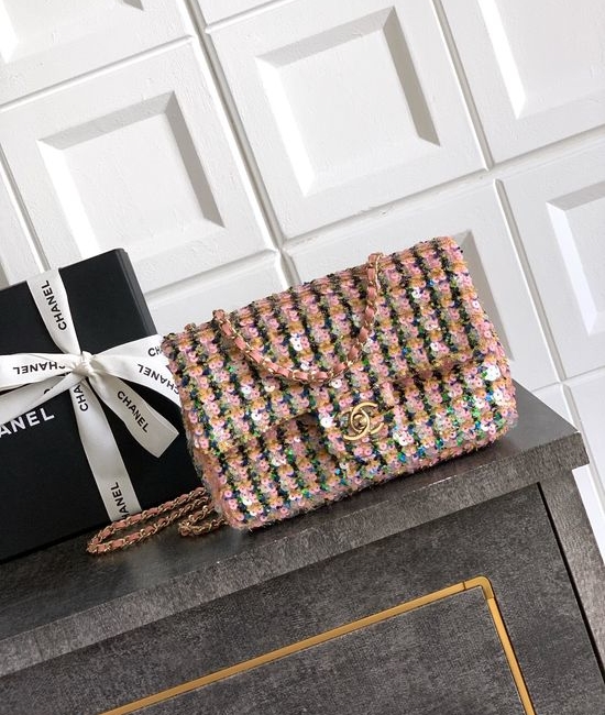Chanel CF Sequin Evening Bag 4561