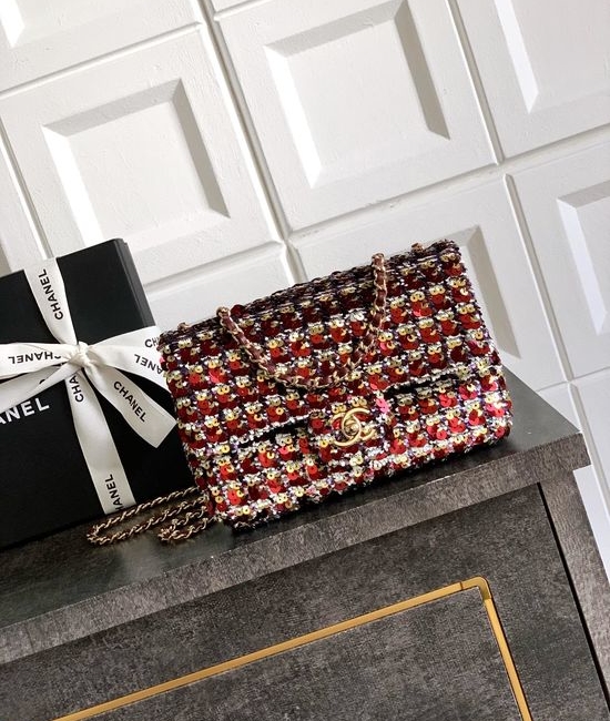 Chanel CF Sequin Evening Bag 4561