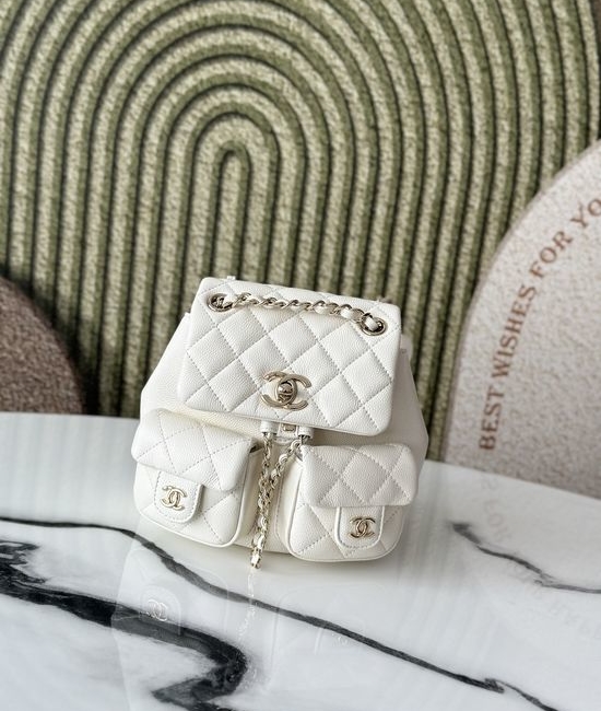 Chanel Grained Calfskin Backpack Classic Style 16540