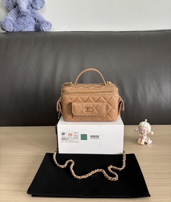 Chanel Pocket Box Bag Grained Calfskin A96023