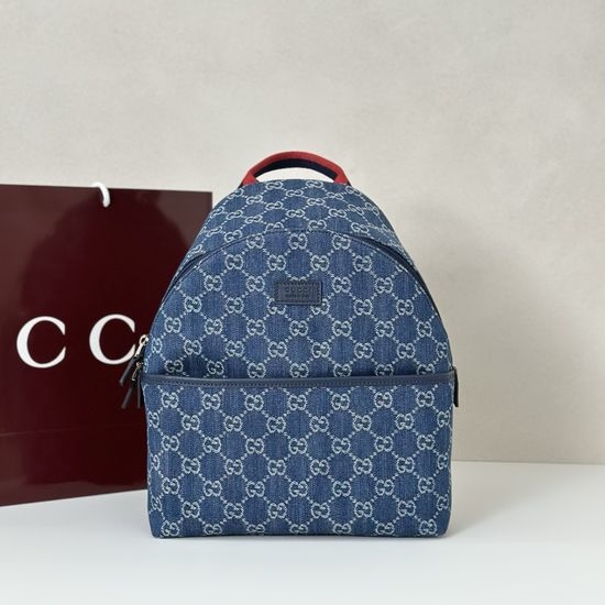 Gucci Blue Denim Shoulder Bag 782708