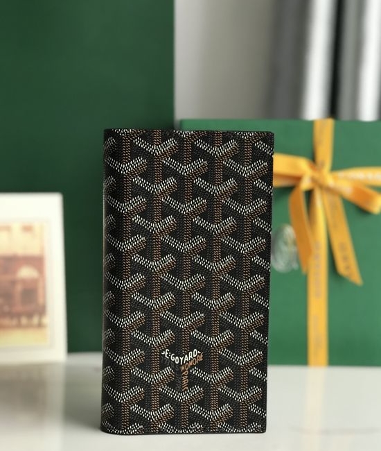 Goyard Saint-Lambert Canvas and Leather Phone Pouch 020613