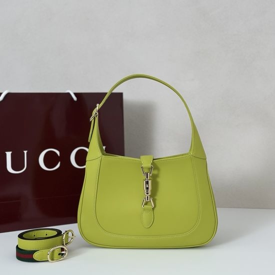 Gucci Green Smooth Leather Bag 810232
