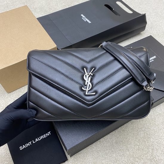 Yves Saint Laurent YSL LouLou Quilted Leather Chain Bag 801439