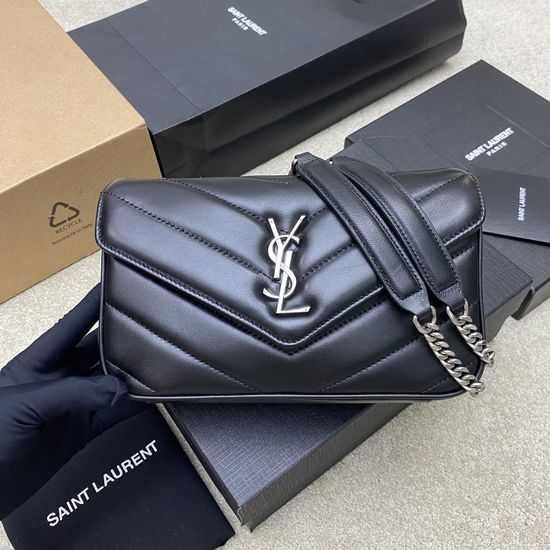 Yves Saint Laurent YSL LouLou Small Lambskin Chain Bag 801437