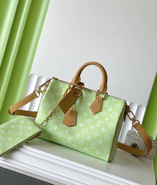 Louis Vuitton LV SPEEDY Full Leather Satchel Bag M14064