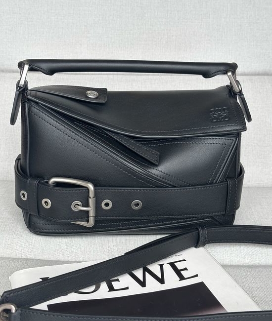 Loewe Puzzle Biker Small Leather Handbag 3301