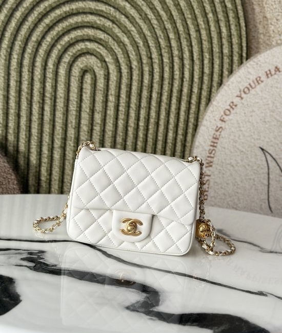 Chanel Square Fat Adjustable Strap Shoulder Bag 1786