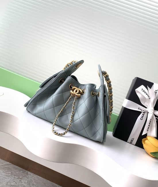 Chanel Hobo Quilted Chain Shoulder Bag AS5631