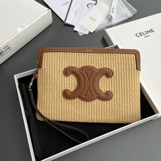 Celine TRIOMPHE Printed Clutch 10J502FES.04LU