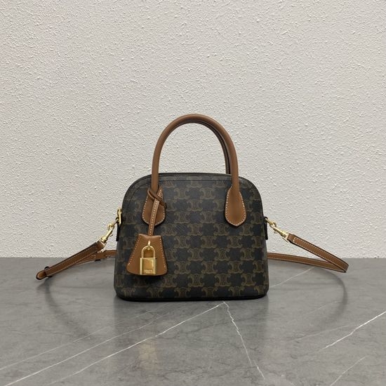 Celine Shell Shape Logo Printed Handbag 120682