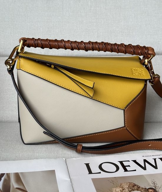 Loewe Puzzle Woven Strap Small Handbag 3001A