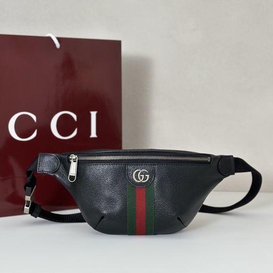 Gucci Tote Bag Black Leather 839106