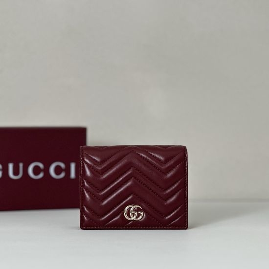 Gucci Burgundy Lambskin Mini Bag 466492