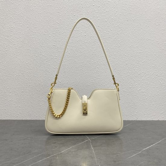 Celine Camille White Shoulder Bag 122073