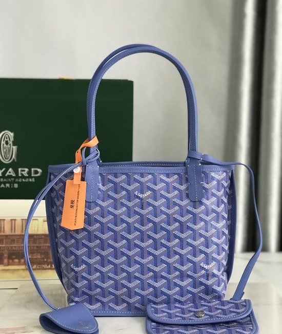 Goyard Saint Louis Mini Purple Canvas Bag 9183