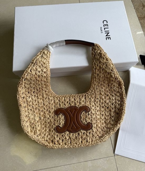 Celine Classic Panier Woven Hobo Handbag 112772