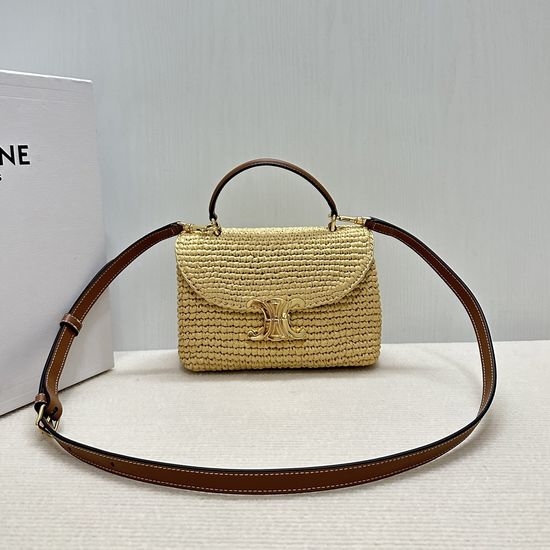 Celine TEEN NINO Woven Triomphe Handbag 118112