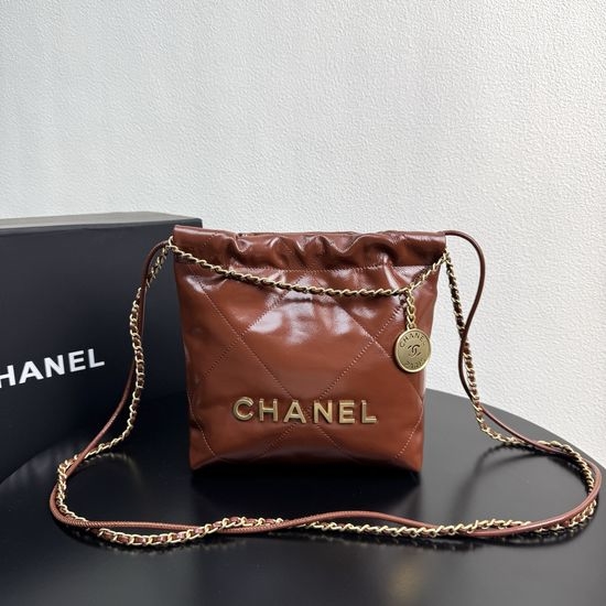 Chanel Mini Shopping Bag Quilted Calfskin Handbag 3980