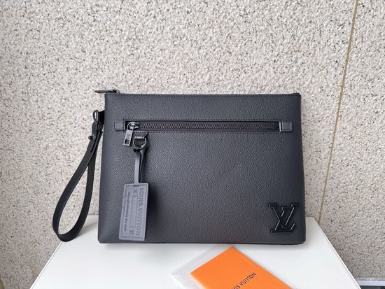 Louis Vuitton LV Take Off Pouch Soft Leather Wristlet M69837
