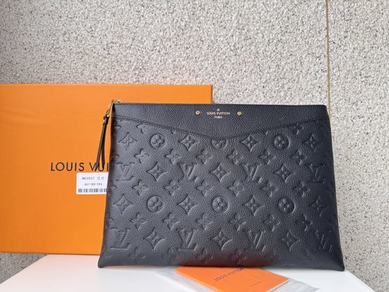 Louis Vuitton LV Clutch Bag Embossed Leather M62937