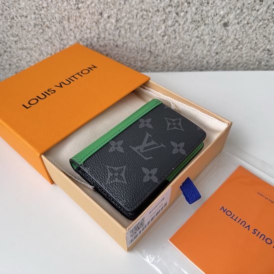 Louis Vuitton LV Posh Organizer Canvas Card Holder M25842