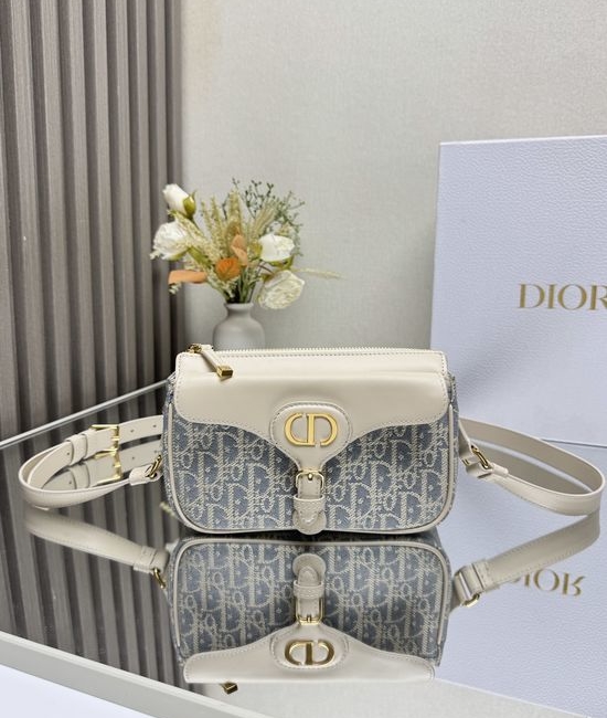 Christian Dior CD Bobby Zip Crossbody Bag 2358
