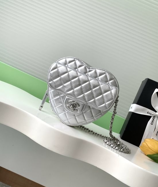 Chanel Heart Series Quilted Crossbody Bag AS3191