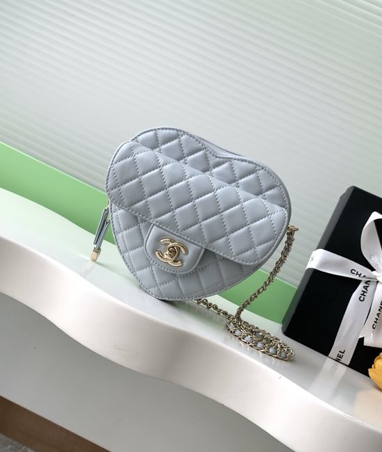 Chanel Heart Series Quilted Crossbody Bag AS3191