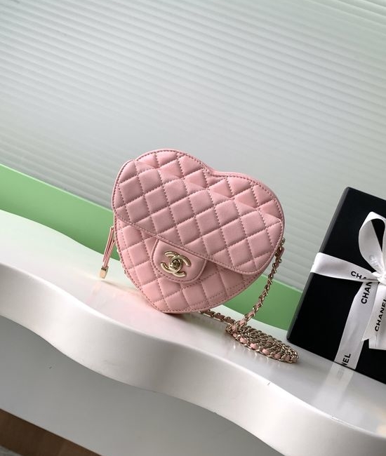 Chanel Heart Series Quilted Crossbody Bag AS3191
