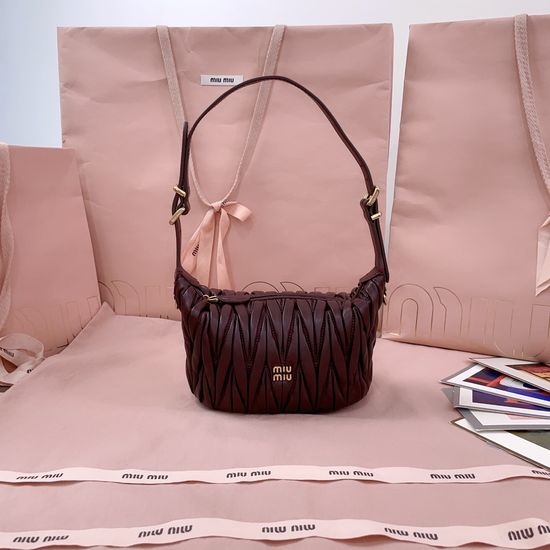 Miu Miu Mini Lunch Box Bag Matelasse 5NE026
