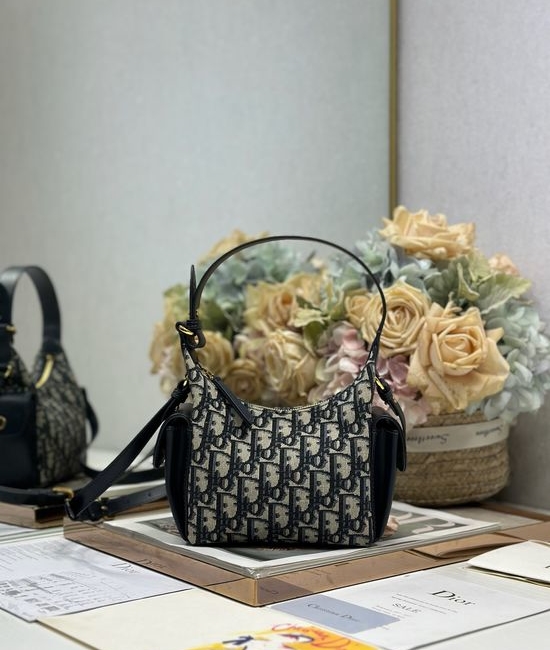 Christian Dior CD D-Dream Oblique Fabric Crossbody Bag 4312