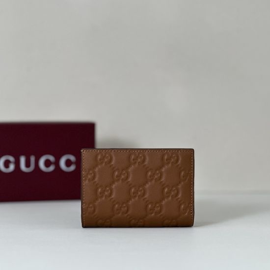Gucci Brown Embossed Leather Mini Bag 847208