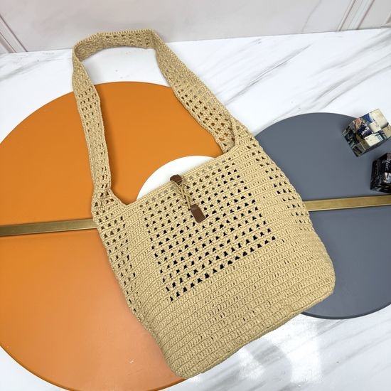 Yves Saint Laurent YSL Hand-woven Bag Fashion Design 690941