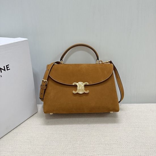 Celine Triomphe Kelly Structured Handbag 117523