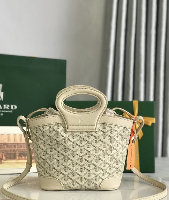 Goyard Drawstring Canvas Handbag 020249