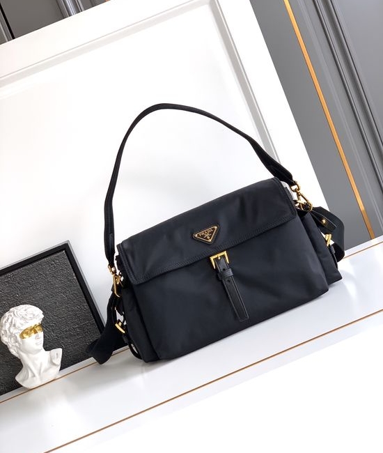 Prada Messenger Bag Recycled Nylon Handbag 1BD391