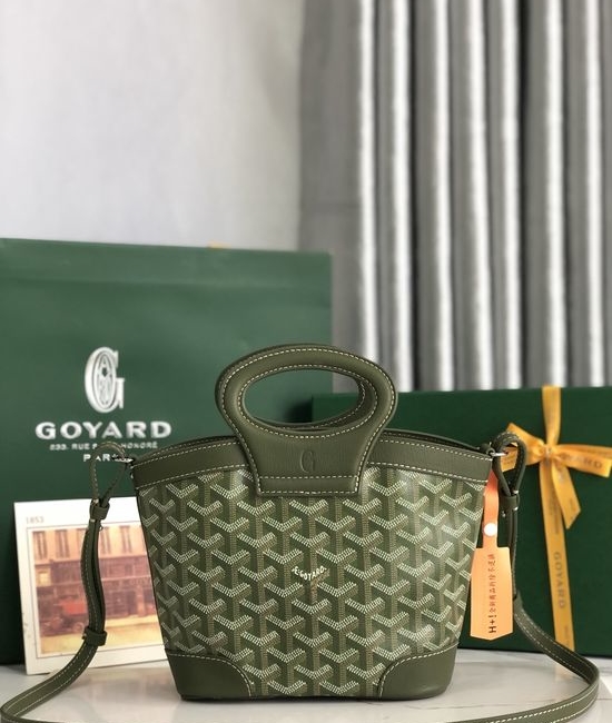 Goyard Drawstring Canvas Handbag 020249